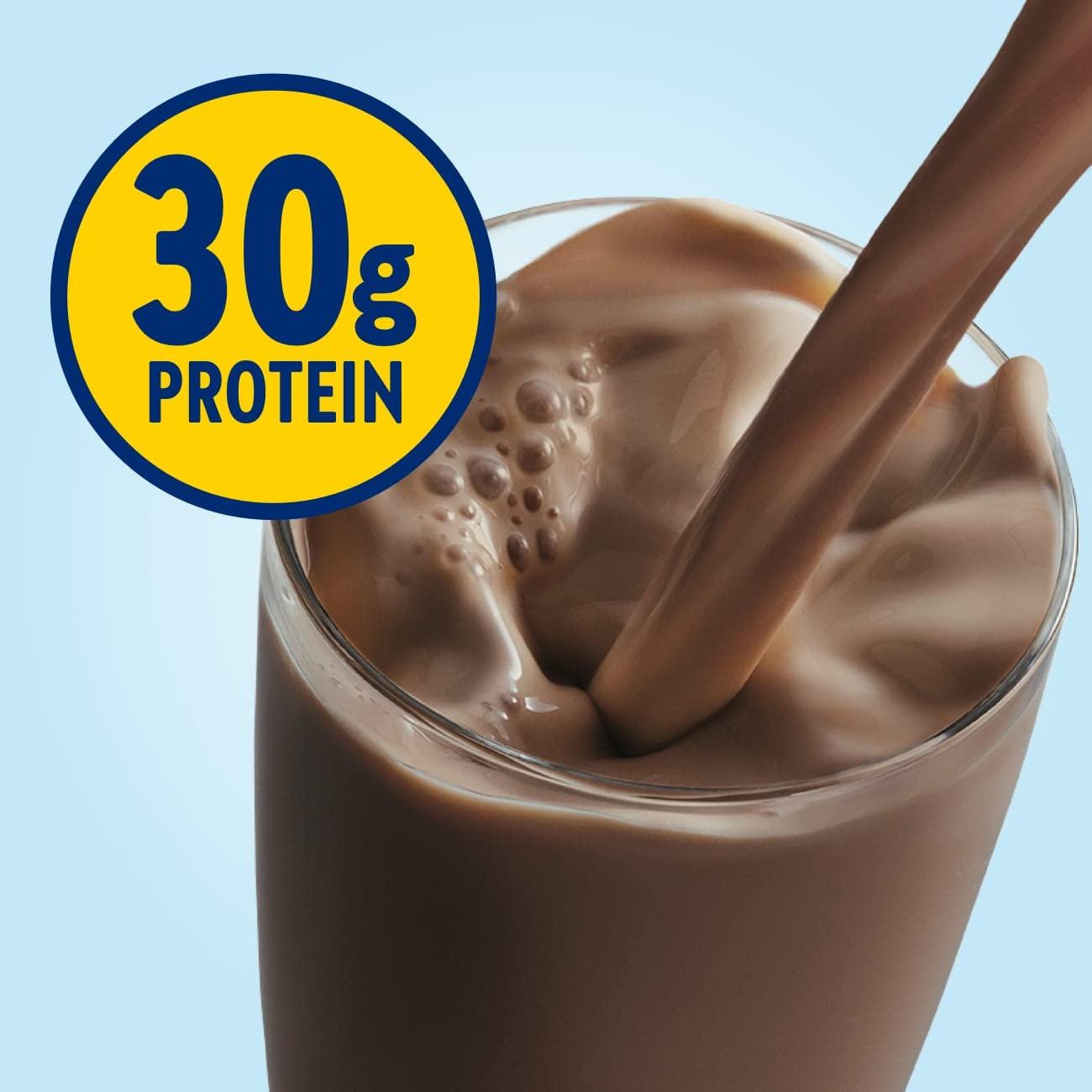 Glucerna Glucerna Protein Smart Nutritional Shake, Diabetic Protein Drink, Blood Sugar Management, 30g Protein, 150 Calories, Chocolate, 11-fl-oz Carton, 12 Count (Pack of 2)