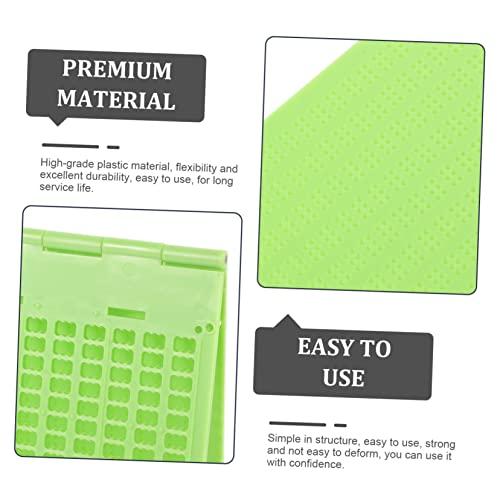 Uonlytech Uonlytech 3 Sets Braille Tablet Braille Plate Braille Fingerboard for Blind Braille Slate and Stylus Kit Braille Writing Slate and Stylus Kit Braille Writing Plate Measuring Spoon Plastic