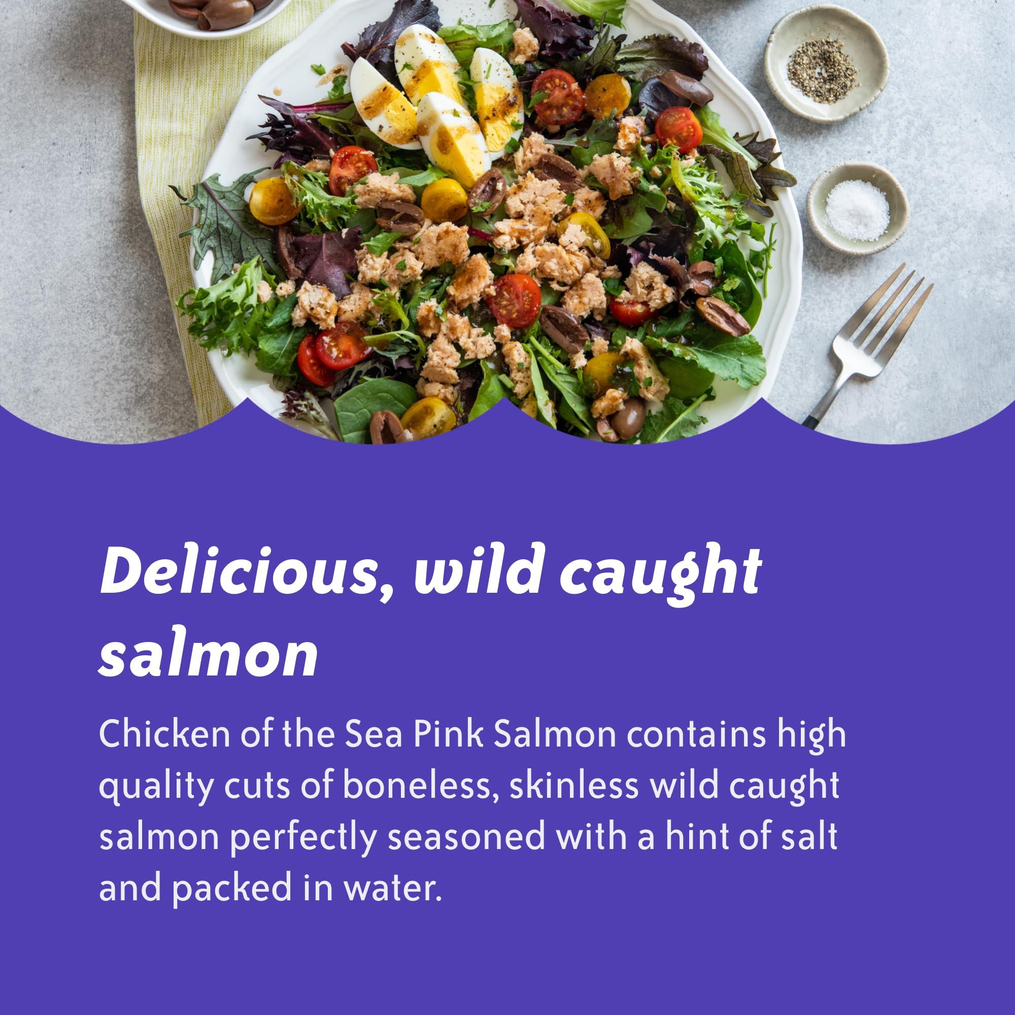 Chicken of the Sea Chicken of the Sea Alaskan Pink Salmon, 14.75 Ounce Can (Pack of 1), Wild Caught Canned Salmon, Traditional Style