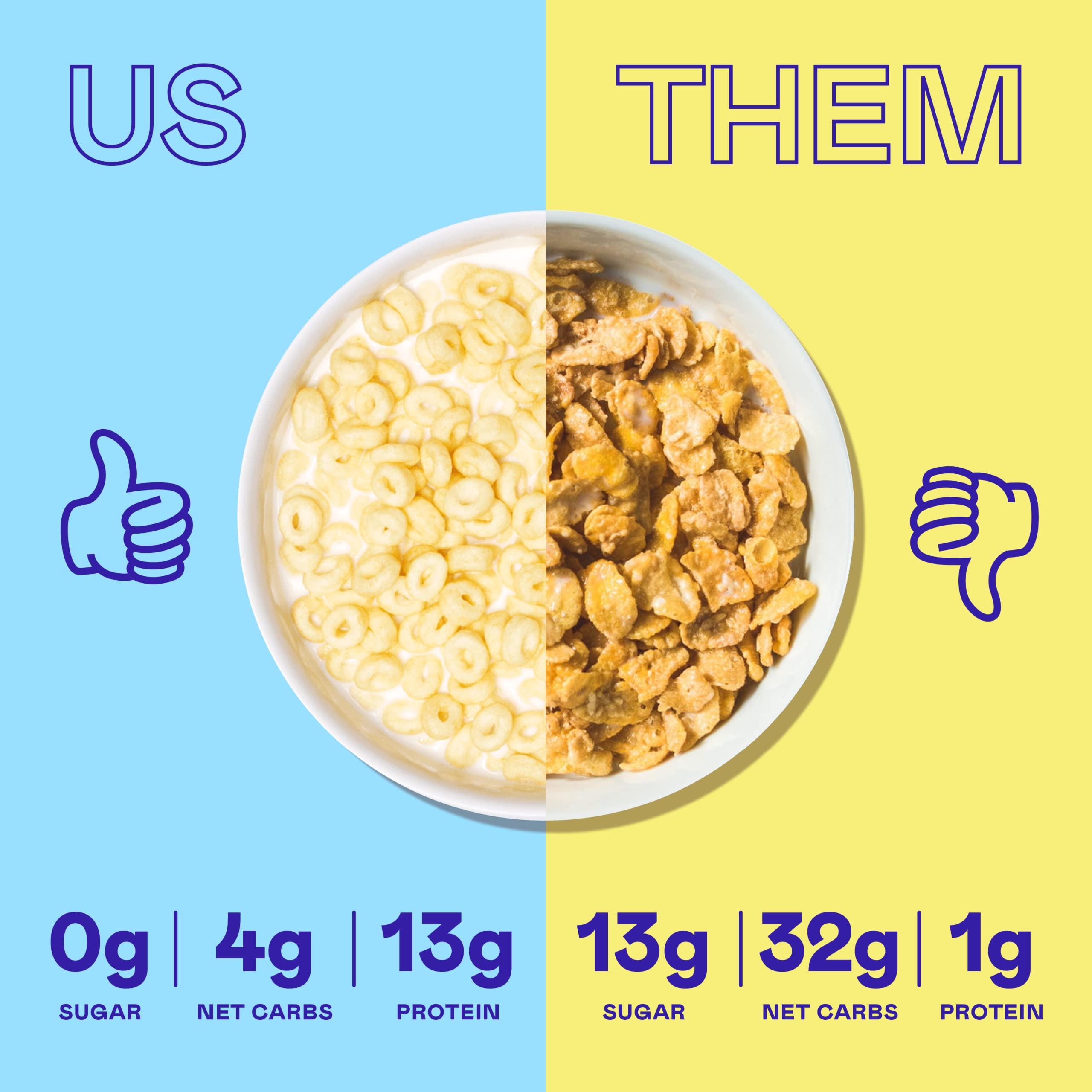 Magic Spoon Magic Spoon Cereal: Fruity 4-Pack & Frosted 4-Pack I Keto & Gluten and Grain Free Lifestyle