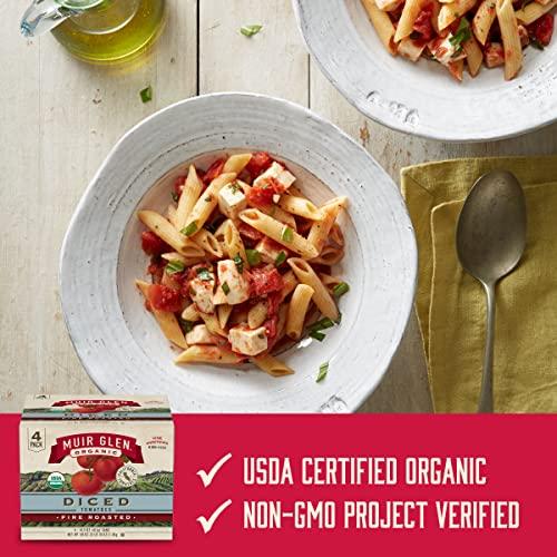 Muir Glen Muir Glen Organic Diced Fire Roasted Tomatoes, 14.5 oz (Pack of 4)