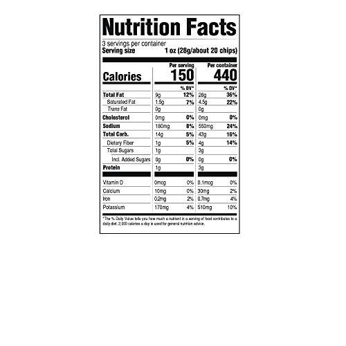 TGI FRIDAYS TGI Friday's, Potato Skins Snack Chips, Cheddar & Sour Cream, 3.0 oz. (6 Count)