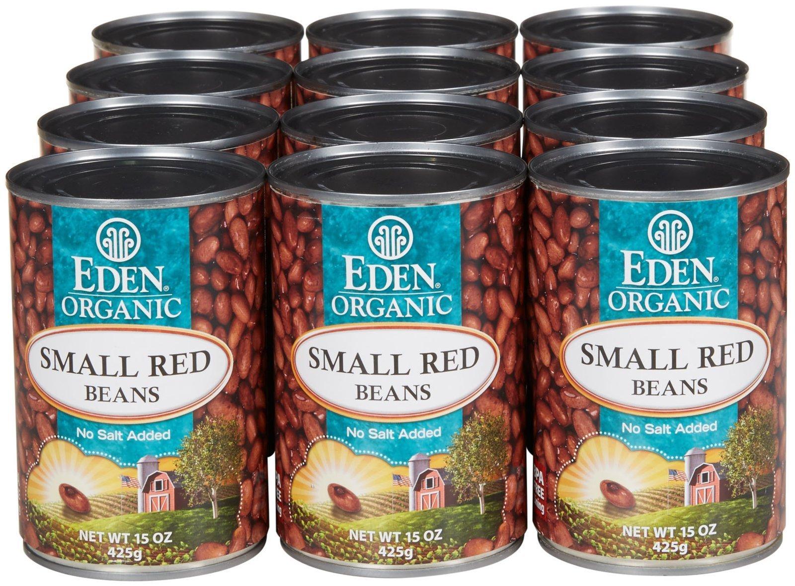 Eden Eden Small Red Beans - 15 oz - 12 Pack