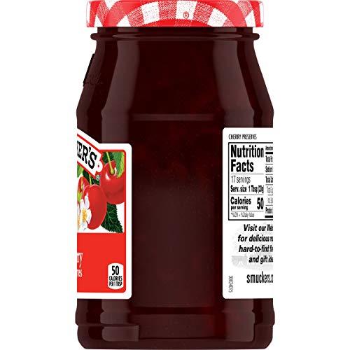 Smucker's Smucker's Cherry Preserves, 12 Ounces (Pack of 6)