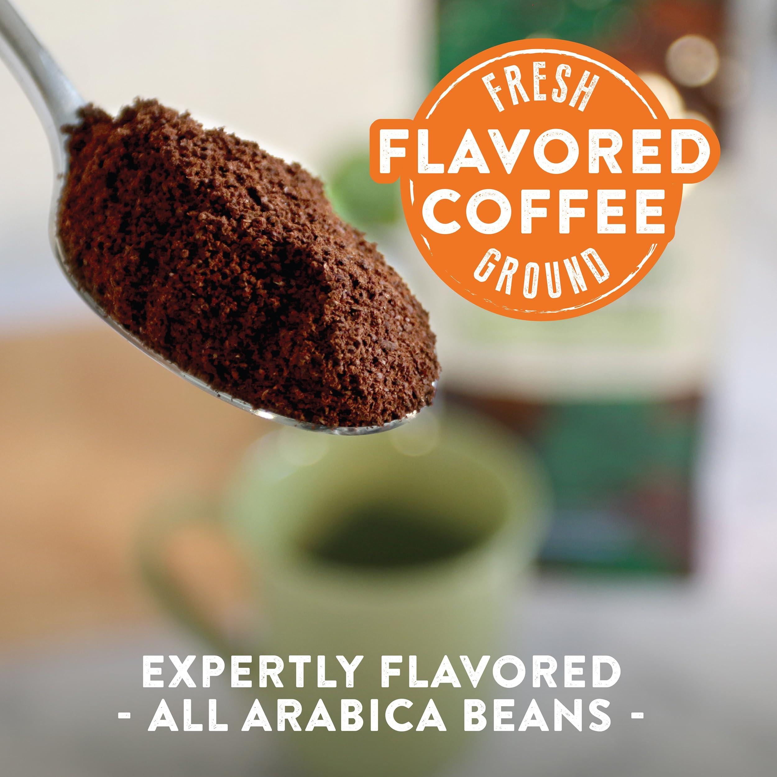 Two Rivers Coffee Two Rivers Coffee Junior Mint Flavored Ground Coffee, Perfectly Balanced, Always Smooth, Made with 100% Arabica Beans - Flavor Enhanced, 10 Ounce Bag