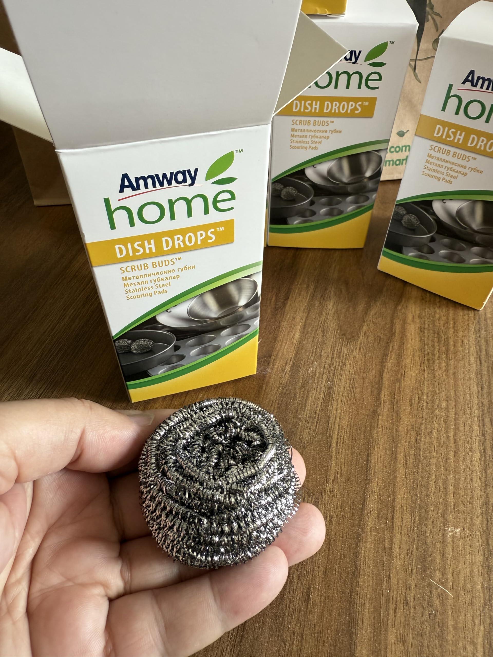 Amway Home Clean Scrub Buds Pads, Stainless Steel Scouring Pads 4 Pieces Sold By Go Greens