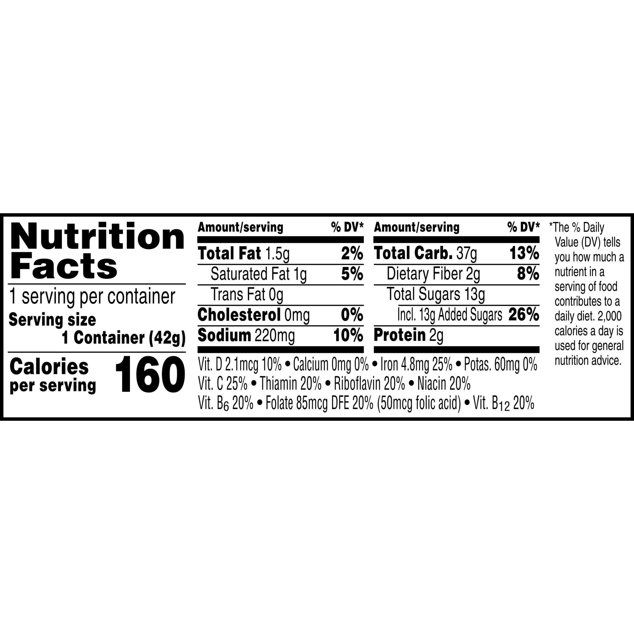 Froot Loops Kellogg\'s Froot Loops Breakfast Cereal Cups, Fruit Flavored, Breakfast Snacks with Vitamin C, Original, 18oz Case (12 Cups) (Pack of 2)