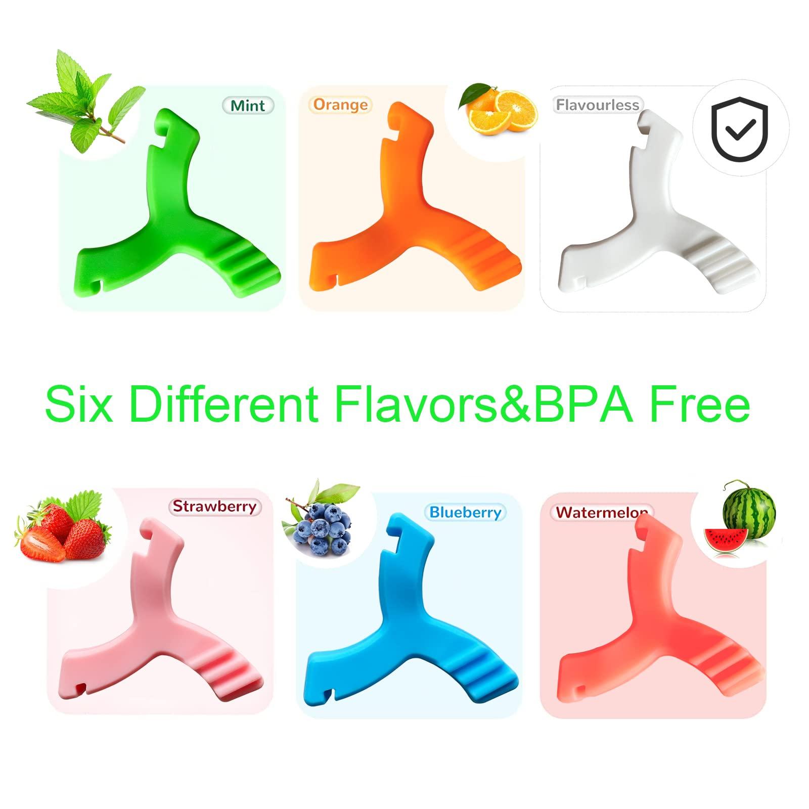 Klboccmy Chewies for Invisalign Aligners,Aligner Chewies for Aligner Trays Seater,Invisalign Munchies Orthodontic Dental Chewies Y-Shaped 2Pcs