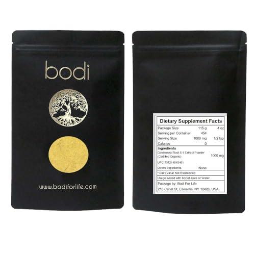 bodi bodi : Goldenseal Root 5:1 Extract Powder | 100% Pure Natural Hand Crafted (4 oz)