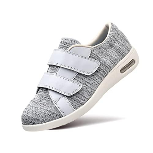 ZGDG ZGDG Women Diabetic Shoes Wide Width Edema Comfy Shoes with Adjustable Strap Lightweight Non-Slip Orthopedic Walking Shoes for Elderly Hammertoe Arthritis Bunions Swollen Feet