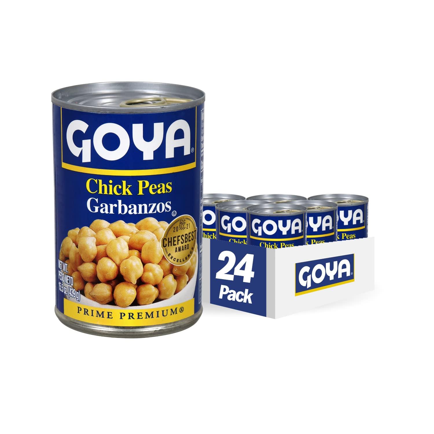 Goya Goya Foods Chick Peas, 16-Ounce (Pack of 24)