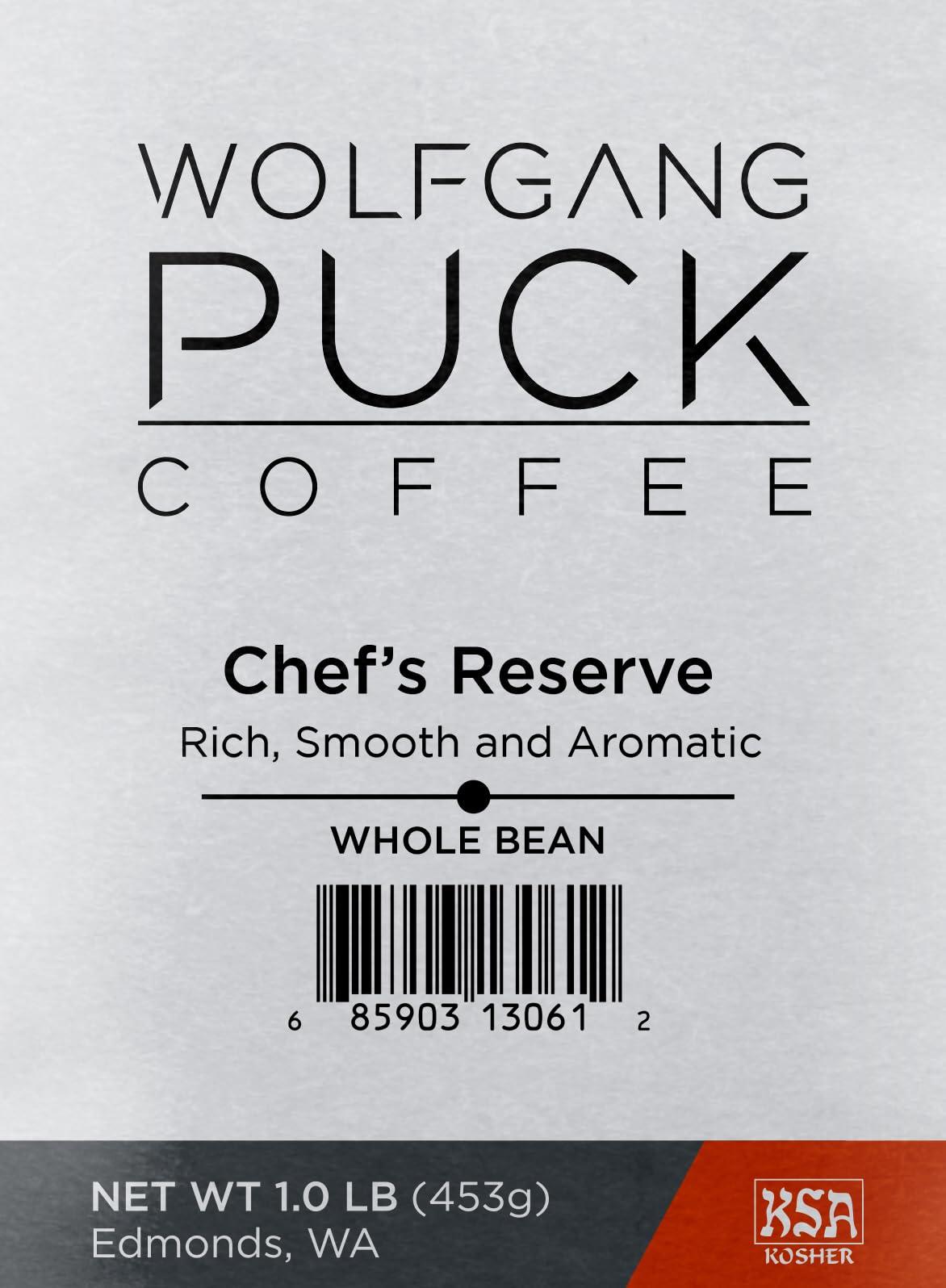 Wolfgang Puck Wolfgang Puck Coffee Chef\'s Reserve, Whole Bean, 6 x 1lb. (013861)