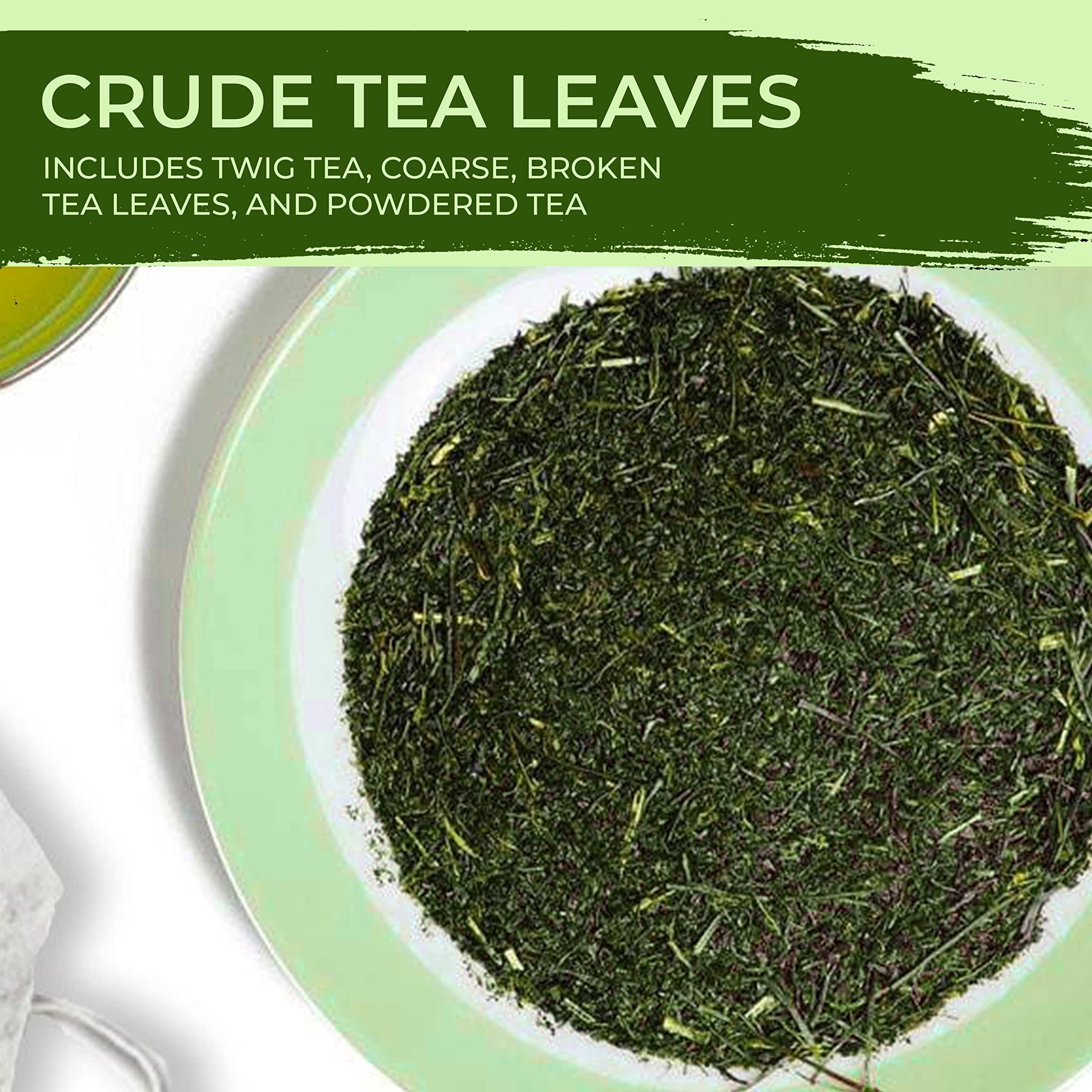 JAPANESE GREEN TEA CO. HARVESTED WITH IN JAPAN Japanese Green Tea Co. Aracha Gokuzyo Japanese Green Tea (50 Pack) Highest-Grade Deep Steamed Sencha Organic Japanese Crude Tea with Intense Aroma and Taste