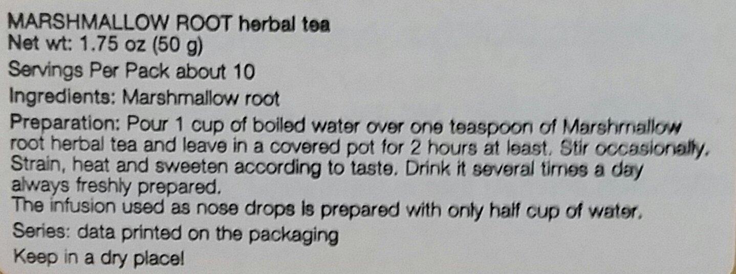 Cedevita MarshMallow Root Tea (cedevita) 50g. Loose