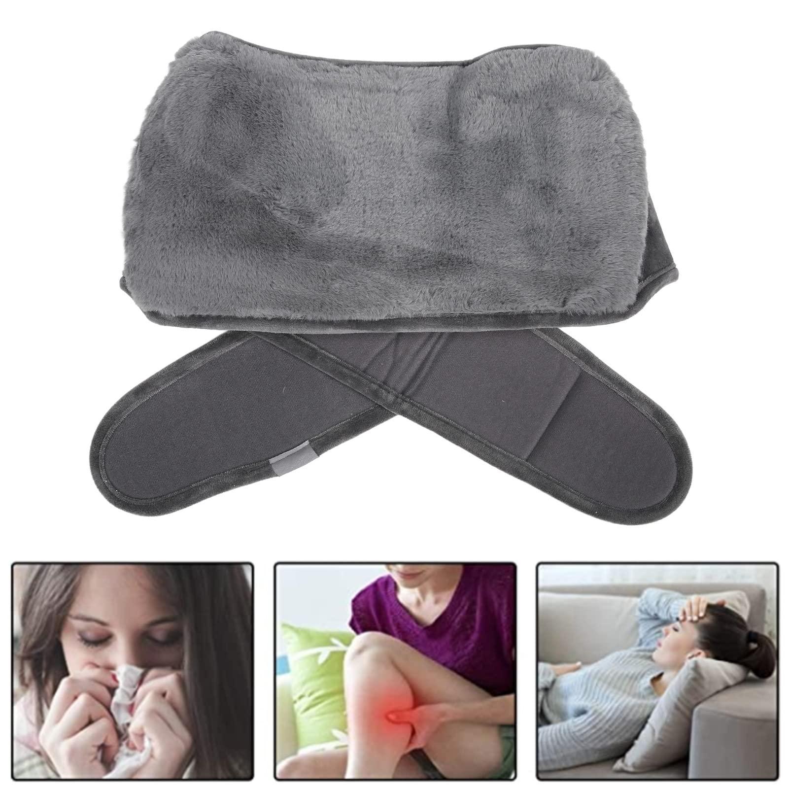 JTLB Hot Water Bottle Cover,Wearable Warm Hot Water Bag Pouch, Soft Wrap Around Hot Water Bottle, Body Warmer for Neck, Feet, Hand, Shoulder, Back, Legs Relax & Pain Relief (not Contain Liner)