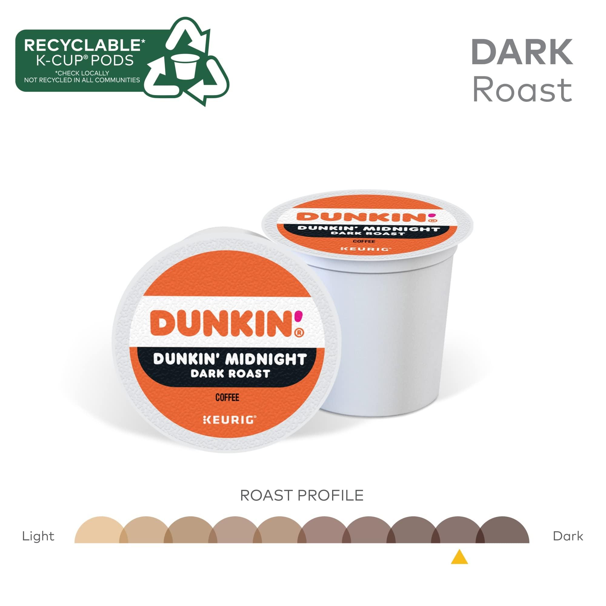 Dunkin' Donuts Dunkin' Donuts® Single-Serve Coffee K-Cup® Pods, Dark Roast, Case Of 88 K-Cup Pods