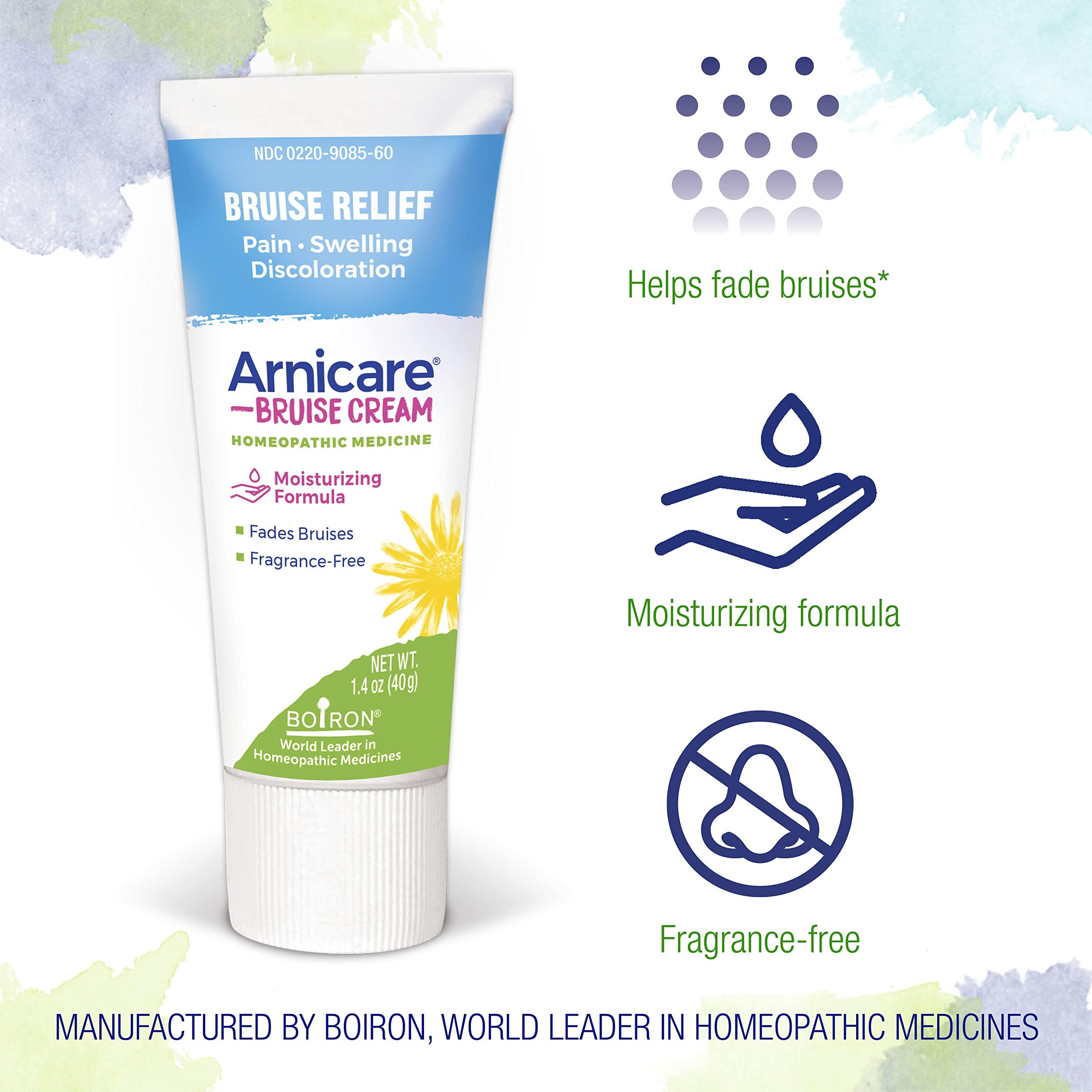 Boiron Boiron Arnicare Bruise Cream for Pain Relief from Bruising and Swelling or Discoloration & Arnicare Gel for Soothing Relief of Joint Pain, Muscle Pain, Muscle Soreness