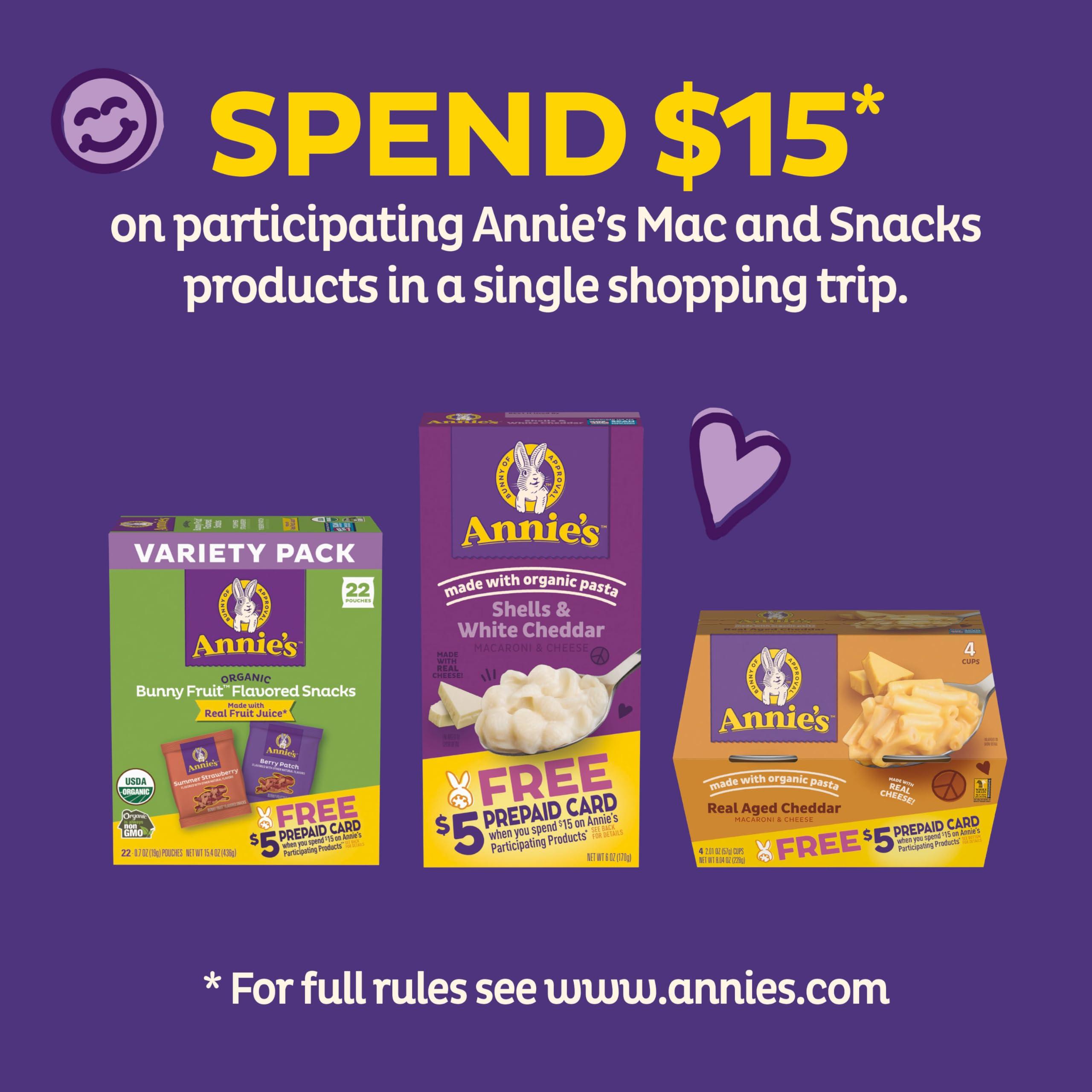 Annies Annie\'s Organic Berry Patch Bunny Fruit Flavored Snacks, Gluten Free, 10 Pouches, 7 oz.