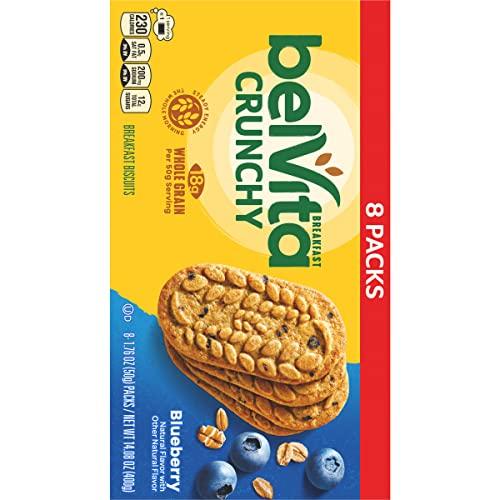 Belvita belVita Blueberry Breakfast Biscuits, 8 Packs (4 Biscuits Per Pack)