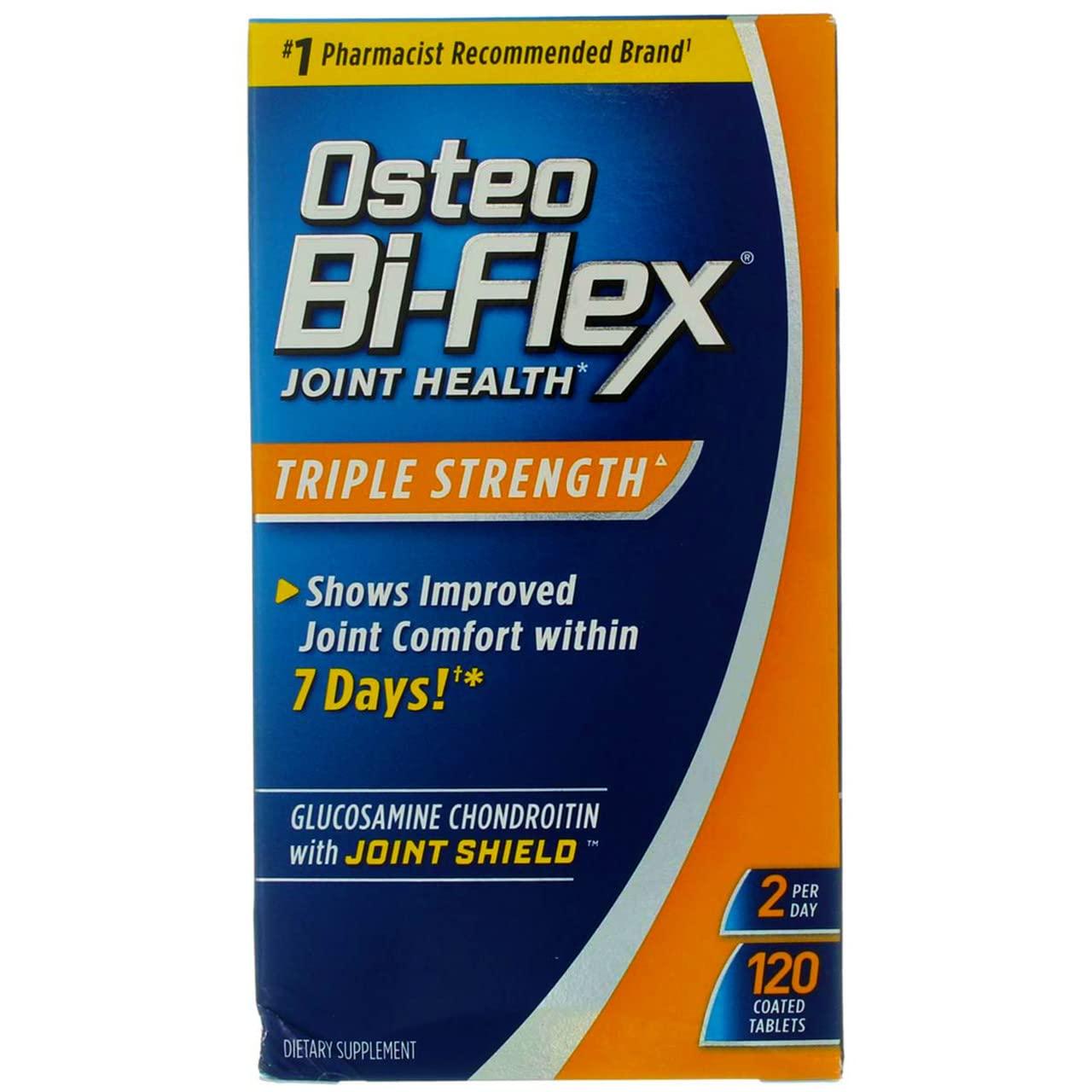 Osteo Bi-Flex Osteo Bi-Flex Triple Strength Coated Tablets, 120 Ct (4 Pack) (Bundle)