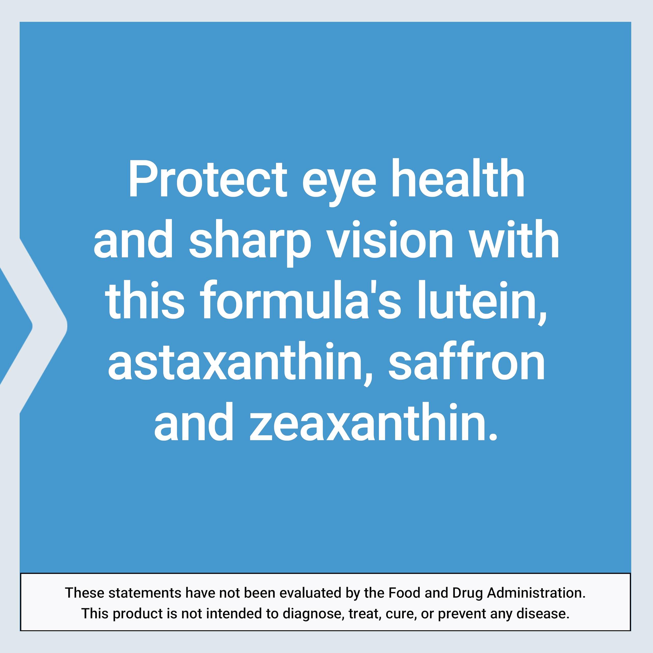Life Extension Life Extension MacuGuard Ocular Support with Saffron & Astaxanthin  Eye Health Supplement for Healthy Vision  with lutein, zeaxanthin, meso-zeaxanthin  Gluten-free, Non-GMO  60 softgels