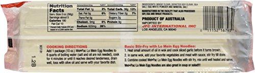WEL PAC Wel Pac Lo Mein Egg Noodles, 10 Ounce (Pack of 6)