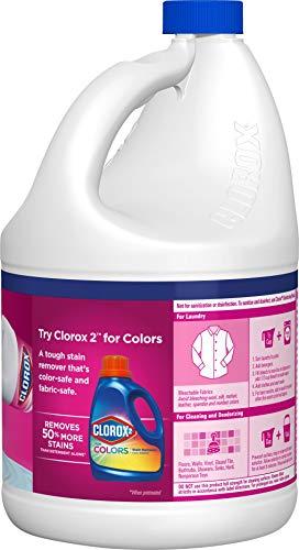Clorox Clorox Splash-Less Liquid Bleach, Fresh Meadow Scent - 116 Ounce Bottle (Packaging May Vary)