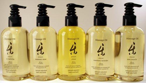 Natural Selection Bath and Body Citrus 8 oz Zen Massage Oil