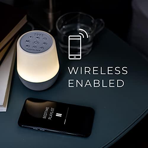 YOGASLEEP Yogasleep Duet White Noise Sound Machine & Night Light, 30 Natural Sounds, Bluetooth-Wireless Speaker for Travel, Office Privacy, Concentration, Sleep Aid for Adults & Baby, Registry & Nursery Gift