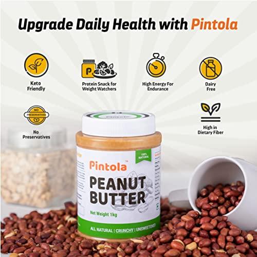 Pintola Pintola All Natural Peanut Butter (EXTRA Crunchy) (Unsweetened) (350g)