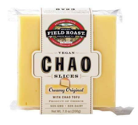 Field Roast Vegan Plant Based Dairy Free Chao Creamy Original Cheese Slices 2.2 pounds (Pack of 4) image-1