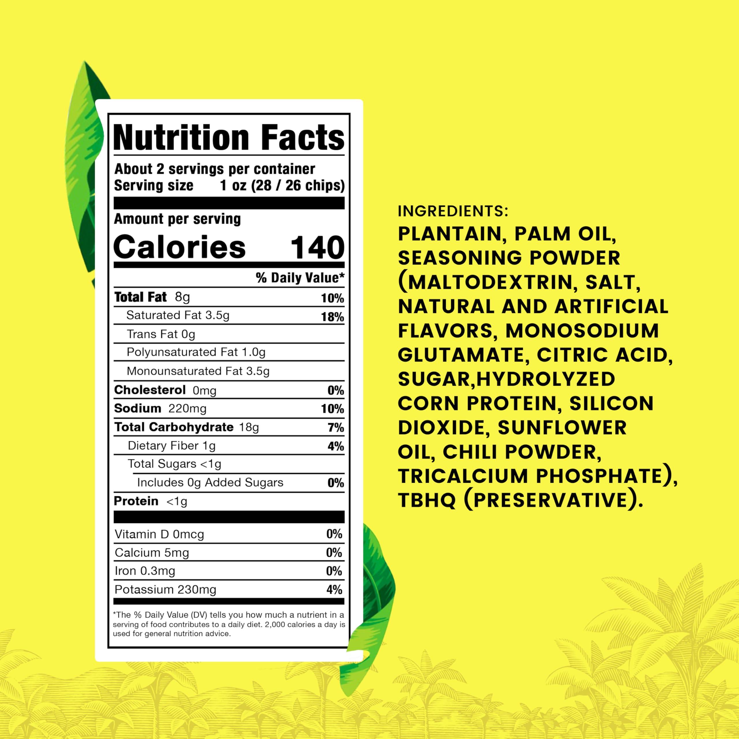 Zambos Zambos Plantain Chips Salsa Verde (Pack of 1)