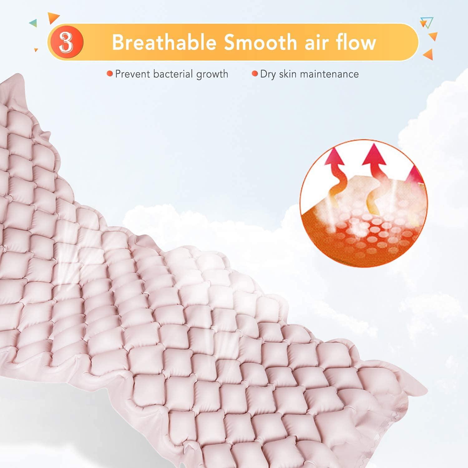 FIRST LOVE Alternating Pressure Mattress Medical Air Mattress with Inflatable Pad & Electric Pump System for Ulcer Bedsore Prevention and Pressure Sore Treatment-Fits Standard Hospital Beds, 79x35 in Pack of 1