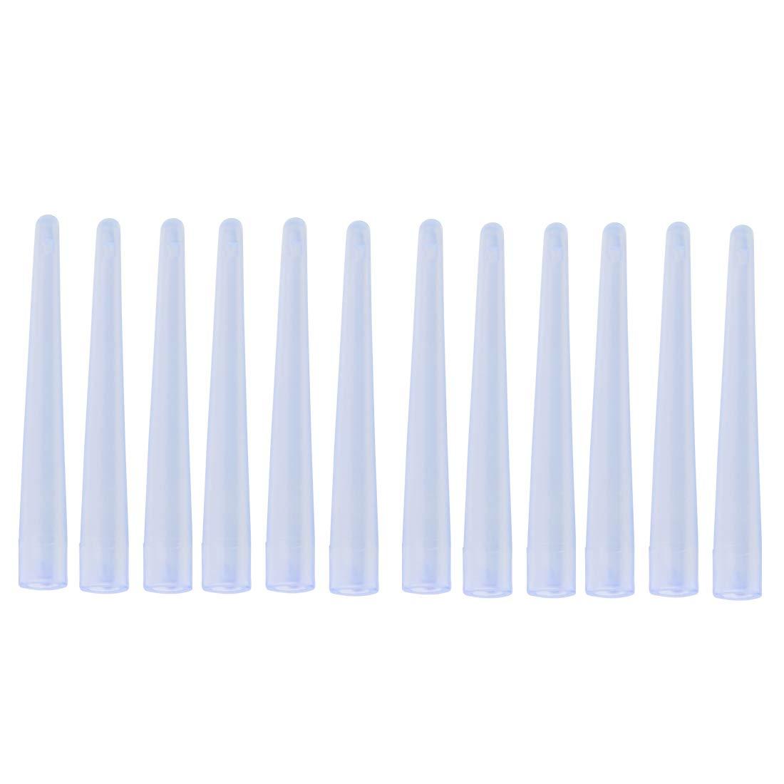 KIMANN KIMANN Enema Replacement Nozzle Tips (12 Pcs) - BPA-Free Enema Parts, Flexible Soft PVC Comfort Nozzle Enema Attachment