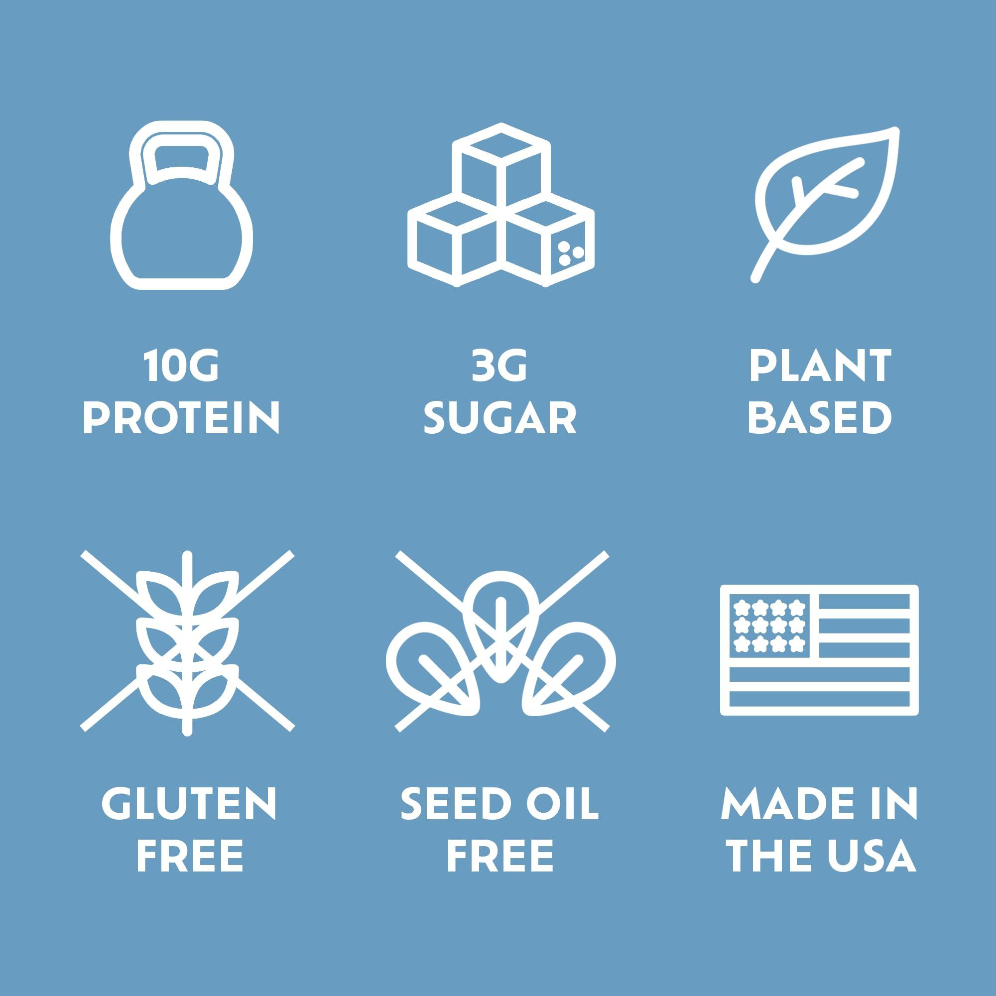 Afar Afar Savory Protein Bars Low Sugar, High Protein Healthy Snacks for Adults Meal Replacement Bar Rice Crispy Texture Vegan, Gluten Free (8 Bars, American Everything Bagel)