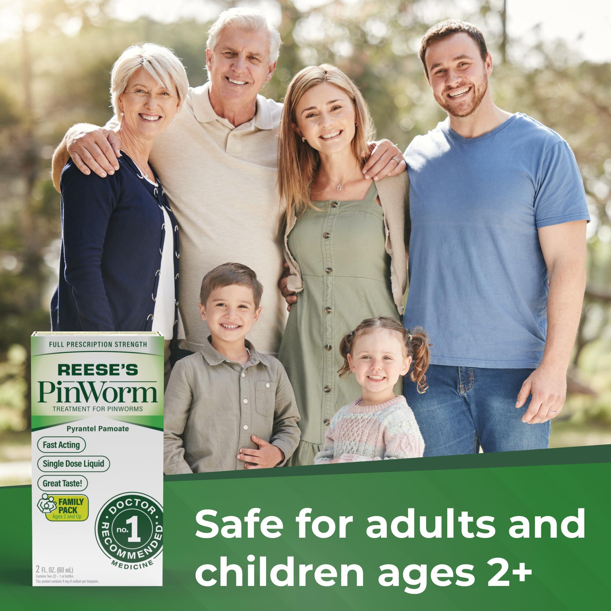 REESE'S PINWORM Reese's Pinworm Medicine 1 OZ PYRANTEL PAMOATE Suspension -(Pack of 3)