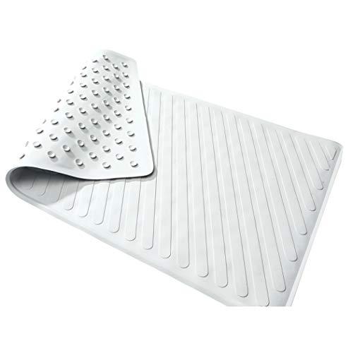 Carex Carex Nonslip Tub Mat - Shower Mat and Bathtub Mat, White, 28 x 16