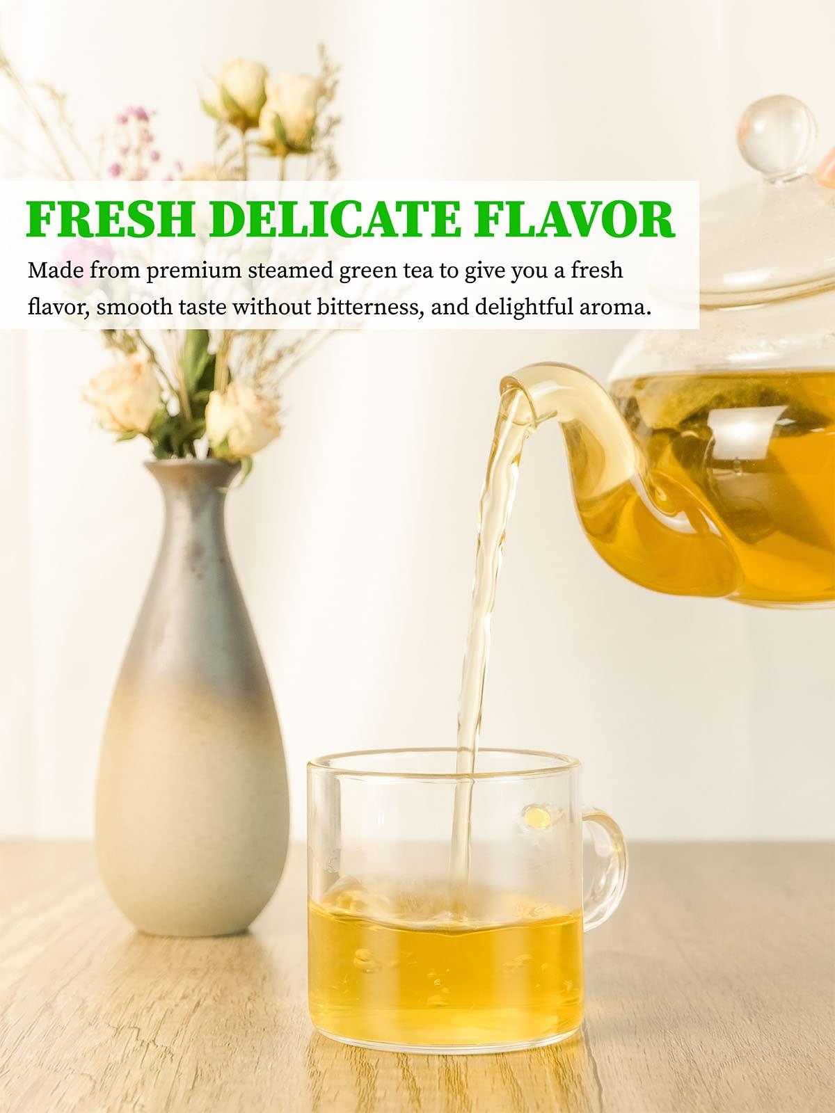 TeeLux TeeLux Decaf Green Tea Bags, Pure Decaffeinated Green Tea, Super Antioxidant, 100 Count Tea Bags for Hot & Iced Tea