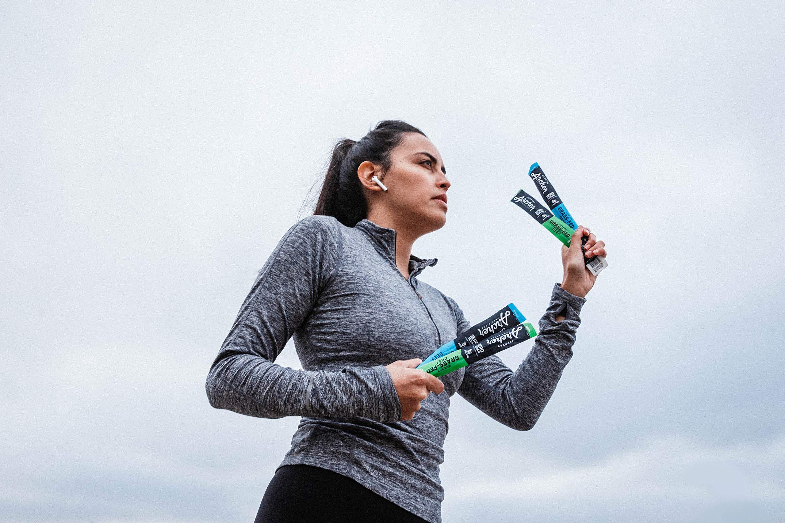 Country Archer Country Archer Beef Jerky Sticks - Grass Fed Beef Sticks Individually Wrapped, Beef Sticks Bulk, Beef Jerky Snack Packs, Gluten Free, Paleo, Keto - 1 oz Meat Sticks (Pack of 36)