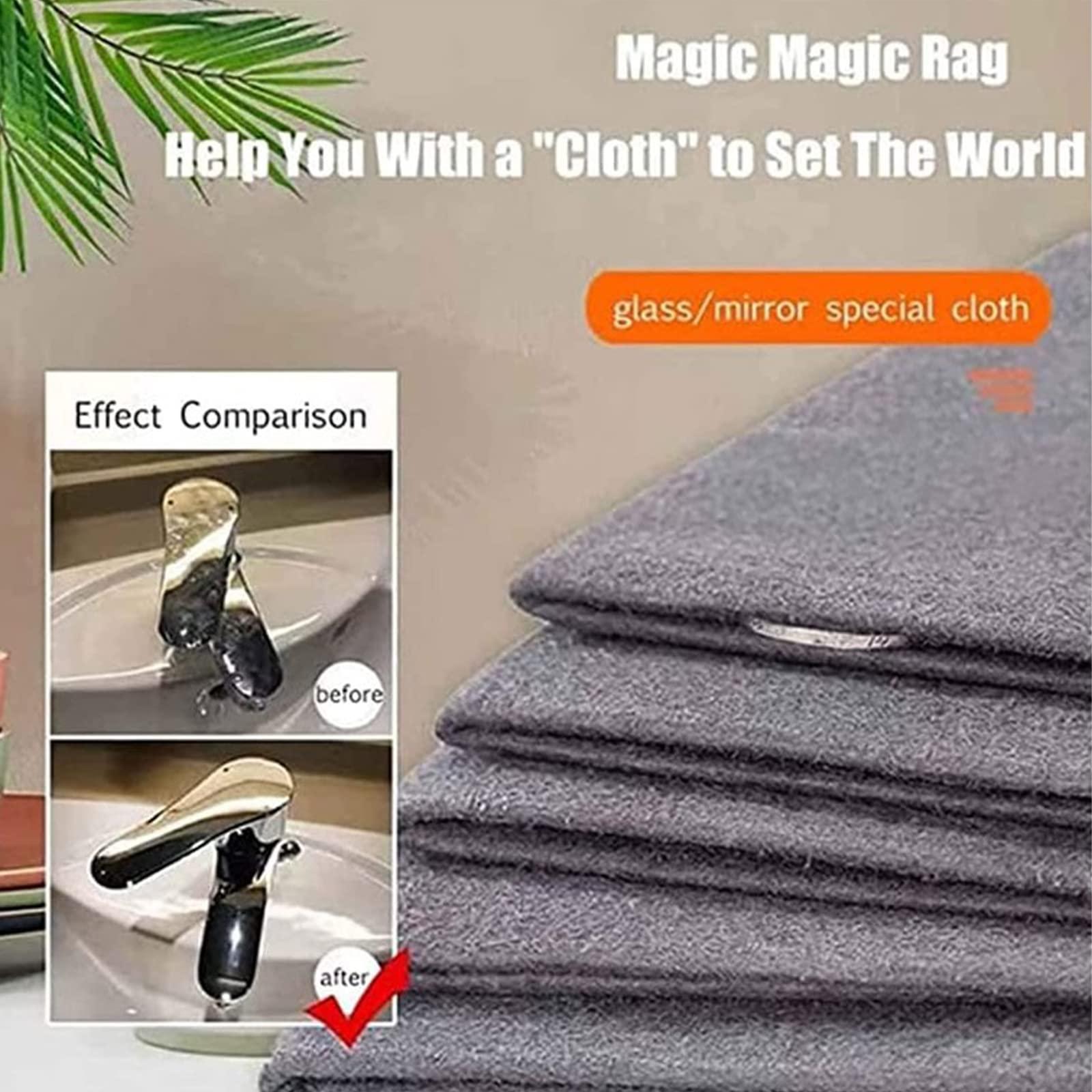 HUSHUYUAN Glorihoby Thickened Magic Cleaning Cloth, Streak Free Magic Fiber Microfiber Cleaning Cloth, All-Purpose Microfiber Towels, Reusable Microfiber Cleaning Rag /73 ( Color : Black15pcs , Size : 7.9*11.8