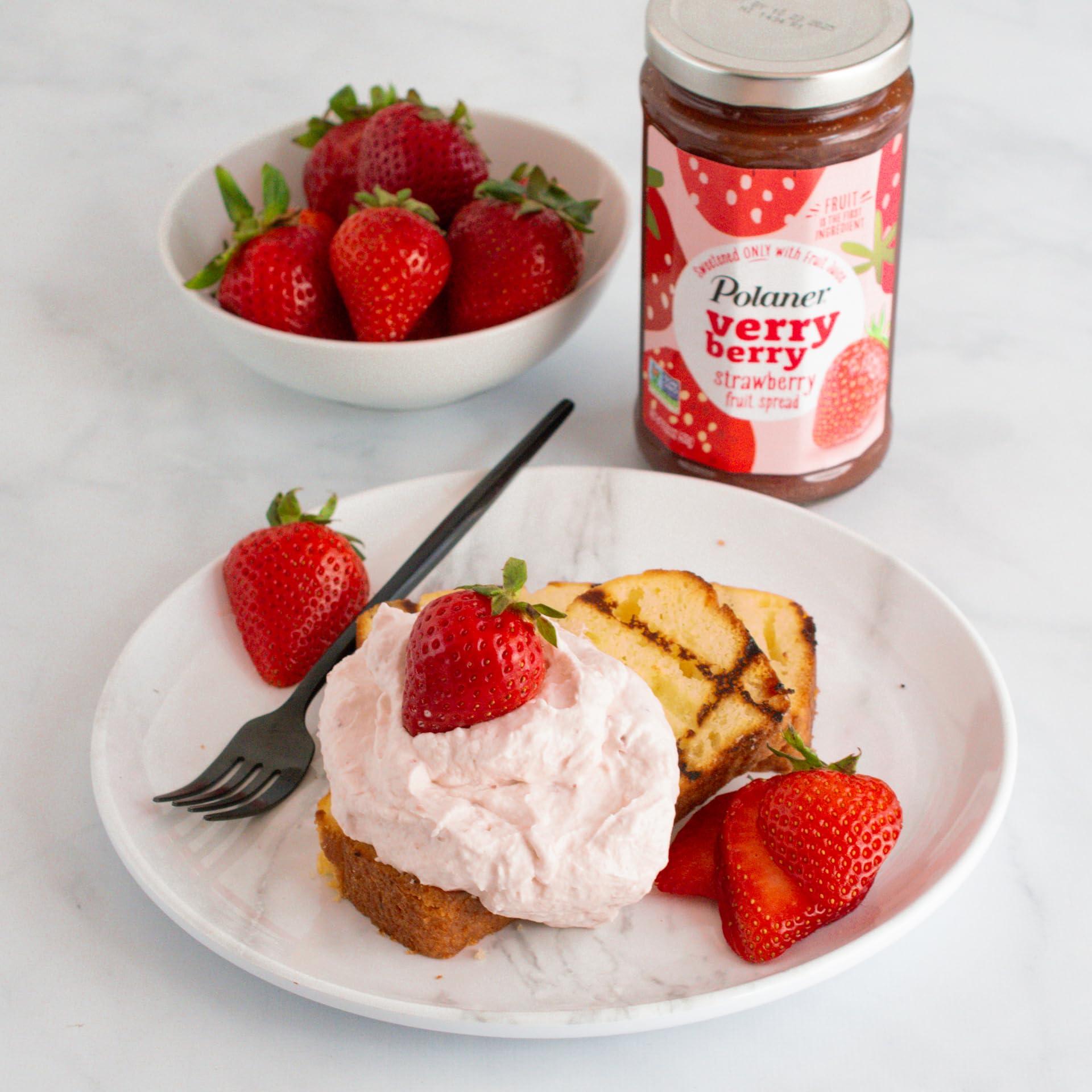 Polaner Polaner Verry Berry Fruit Spread, Strawberry, 15.25 Ounce
