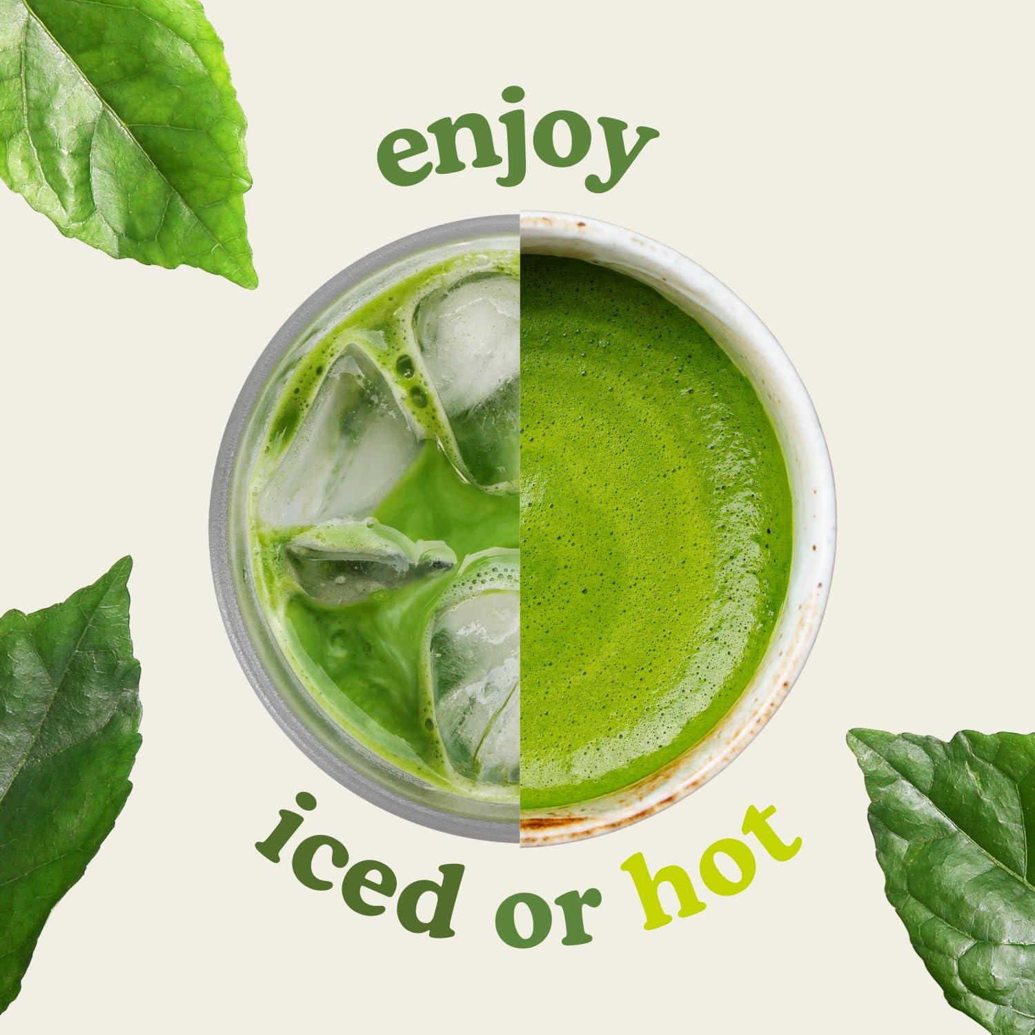 SENCHA NATURALS SEN CHA Naturals Organic Matcha Green Tea Powder, Ceremonial Grade, First Harvest Organic Matcha, 1oz Tin (1 Pack)