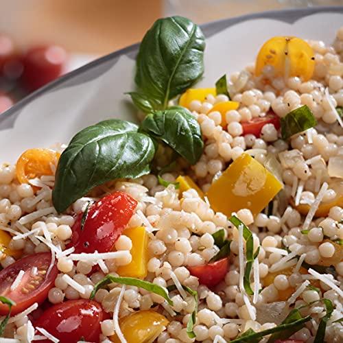 RiceSelect RiceSelect Organic Pearl Couscous, Israeli Couscous, Non-GMO, 24.5 oz (Pack of 4 Jars)