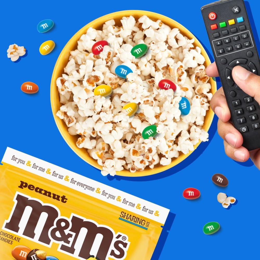 M&M\'S M&M\'S Peanut Milk Chocolate, Sharing Size, 10.05 oz Resealable Bag