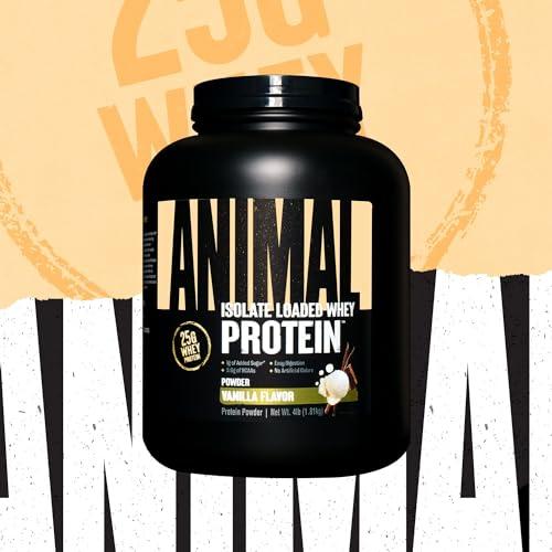 Animal Animal Whey Isolate Whey Protein Powder Isolate Loaded for Post Workout and Recovery & Fury - Pre Workout Powder Supplement for Energy and Focus
