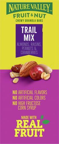 Nature Valley Nature Valley Chewy Fruit and Nut Granola Bars, Trail Mix Snack Bars, 12 ct, 14.4 OZ