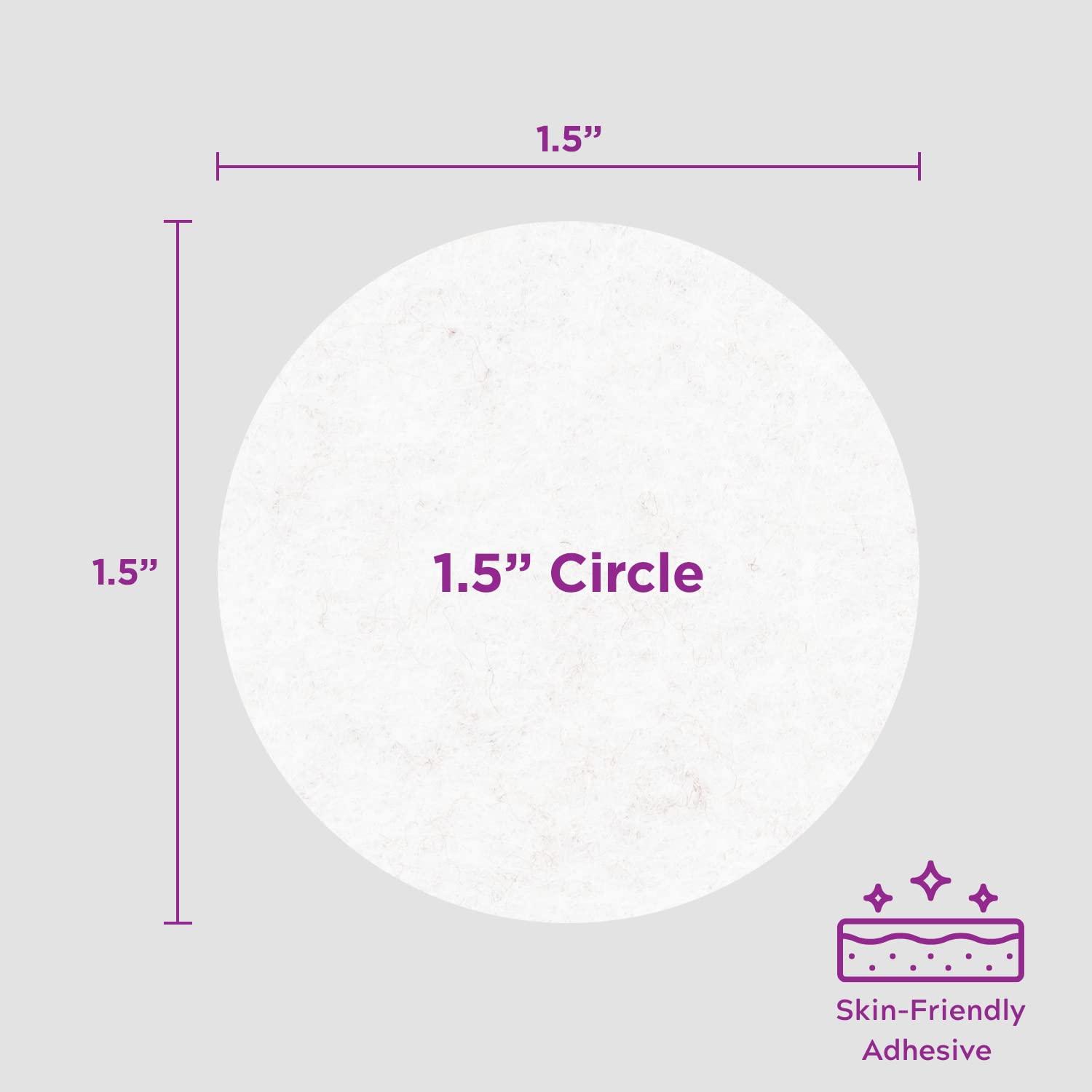 Medagel Medagel Protective Adhesive Knit Medical Tape to Secure Hydrogel Pads & Hexagels for Blisters, Bites, Burns, Cuts & Wounds, Lightweight & Breathable, 1.5\" Circles, 200 Count