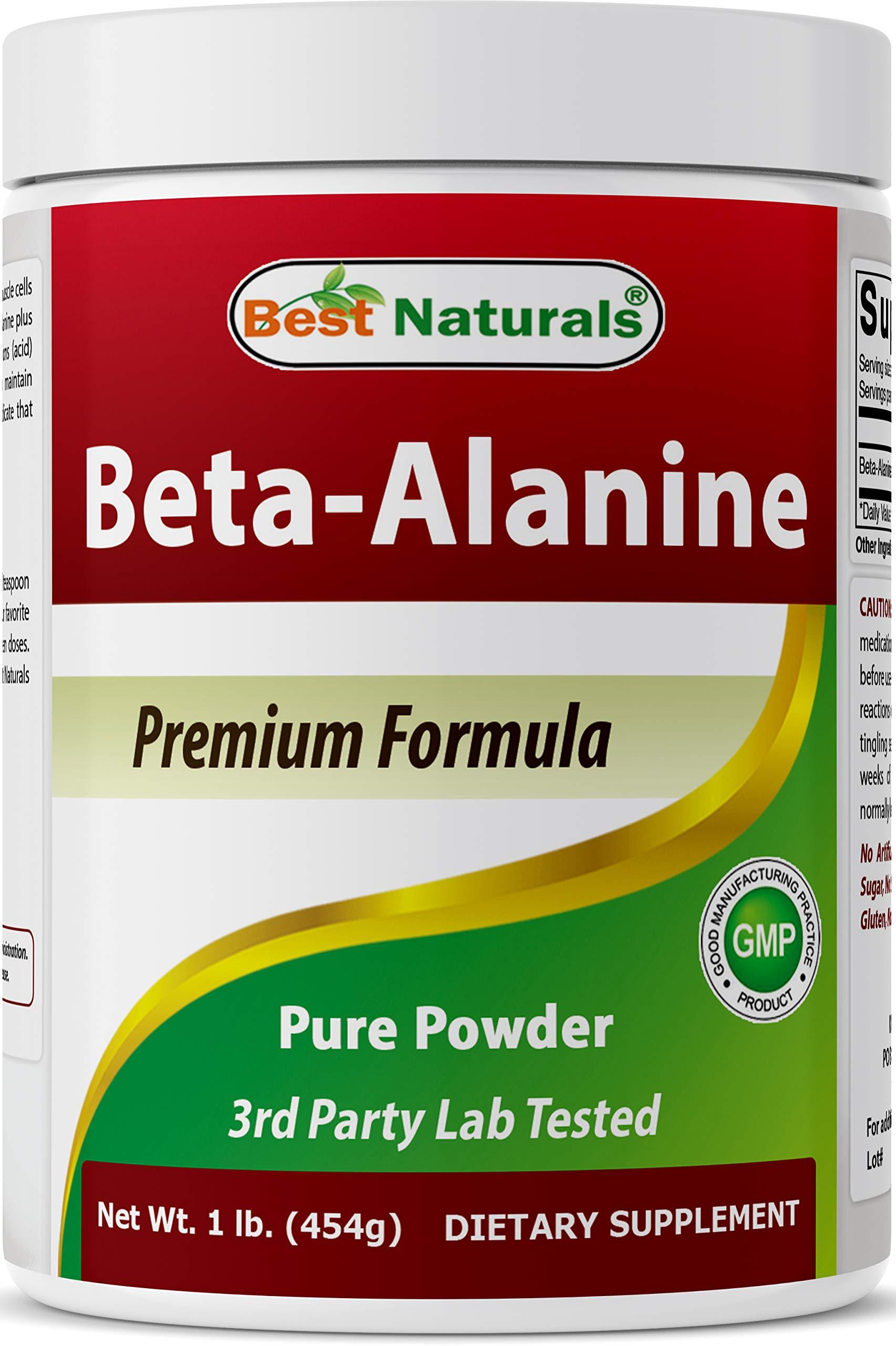 Best Naturals Taurine Powder 1 Lb & Beat Alanine Powder 1 Lb