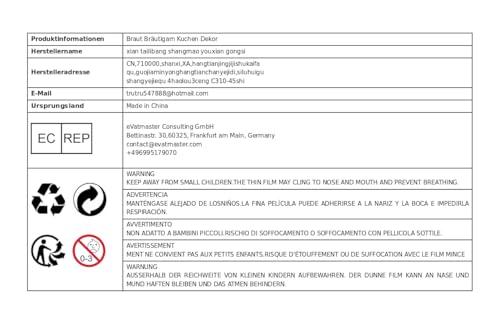 predolo predolo Bride Groom Couple Motorcycle Resin Figurine Romantic Cake Topper Party