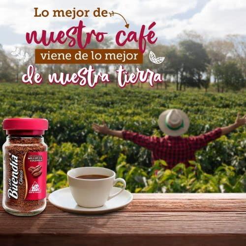 RUUFE Buendia Instant Coffee (3 pack) Amaretto Vanilla & Whiskey Cream Flavor 100% Colombian Coffee Cafe (2.9 oz each) - Cafe Instantaneo Sabor Crema de Whiskey Amareto y Vainilla